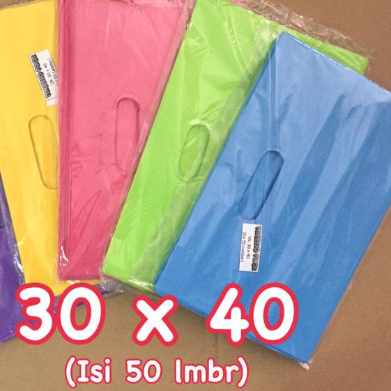 

➽ Kantong Plastik Pond Oval Polos 30x40 (Tebal) - Tebal ✵