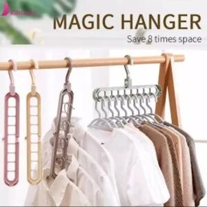 Gantungan Pakaian Magic Hanger 9in1 / Hanger Baju Lipat Multifungsi