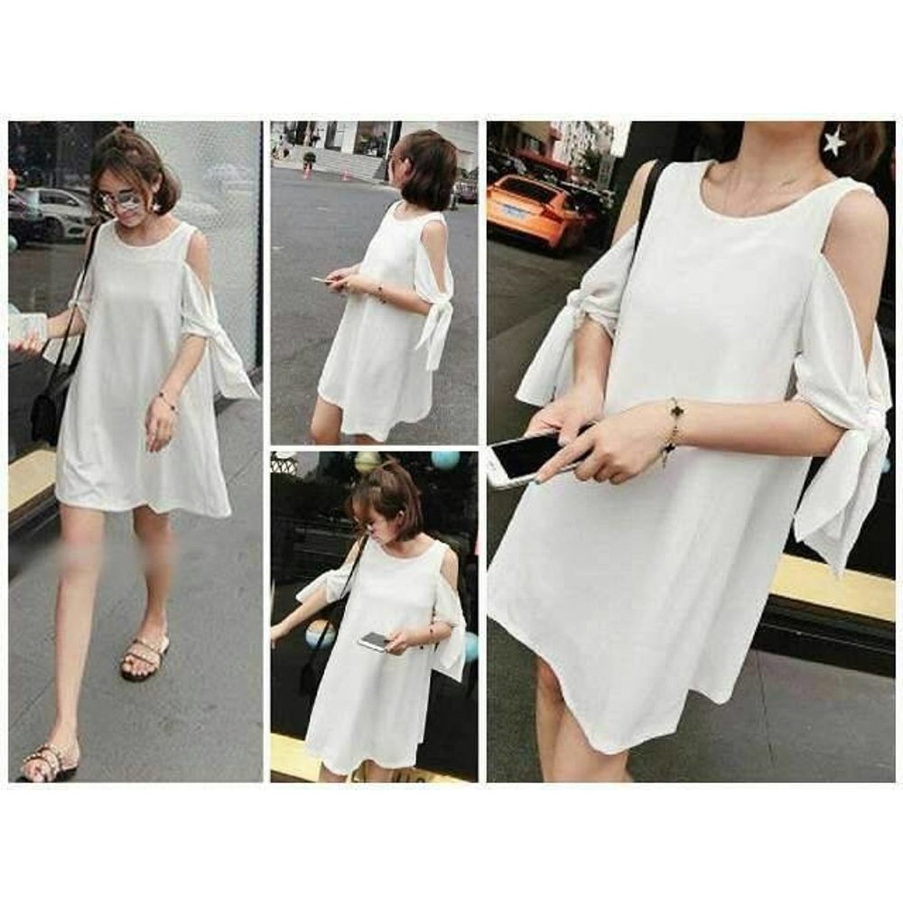 Terlaris  dress elsa white  Limited