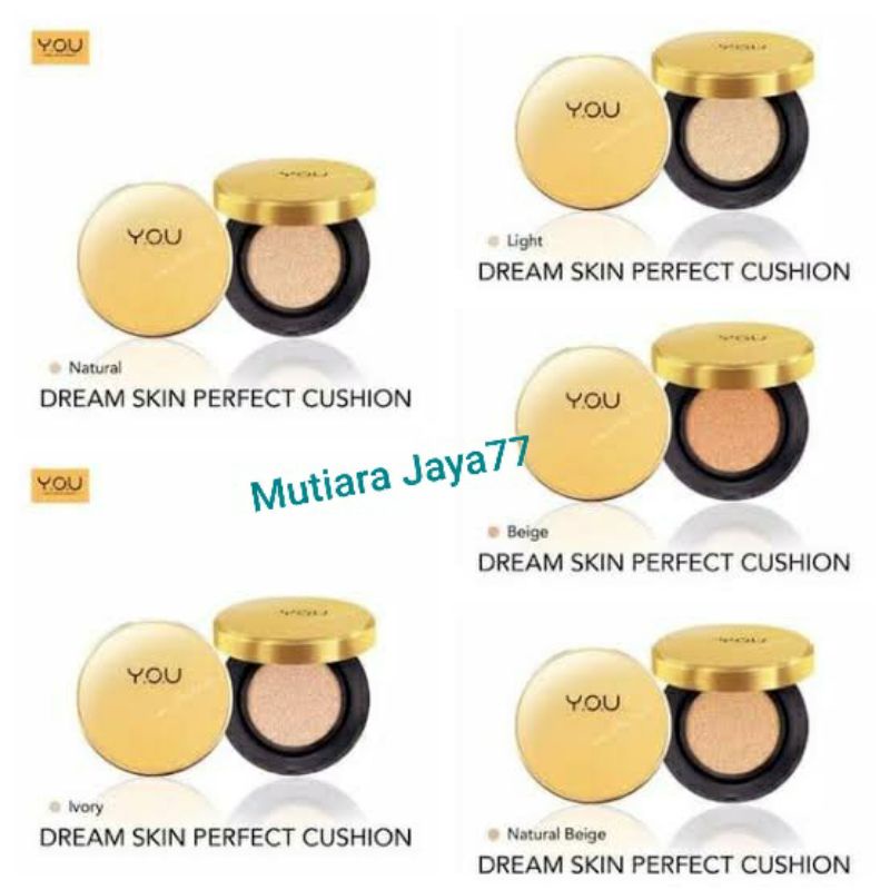 BB Cushion YOU Makeup The Gold One Dream Skin Perfect 15g