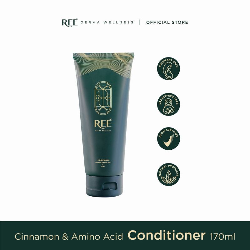 REE DERMA CINNAMON &amp; AMINO ACID MILD SHAMPOO DAN CONDITIONER