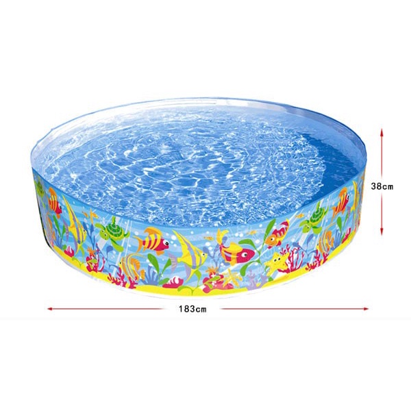 INTEX 56452 Kolam Anak / Kolam Renang INTEX Tanpa Pompa 183 cm SNAPSET POOL