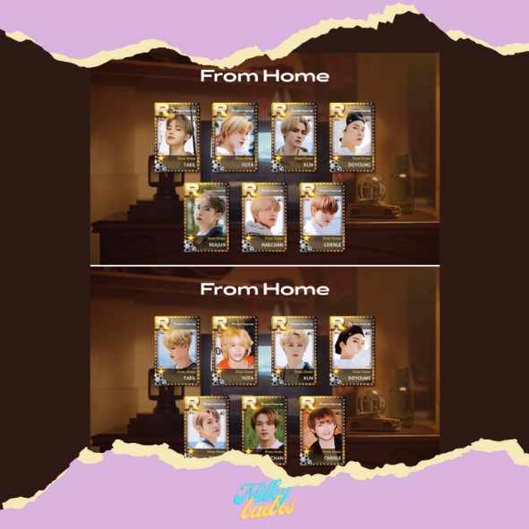 ✨[READY STOCK (baca desc box)] Lenticular NCT U - From Home (FANMADE by NCT_Lenticular)✨ TAEIL YUTA 