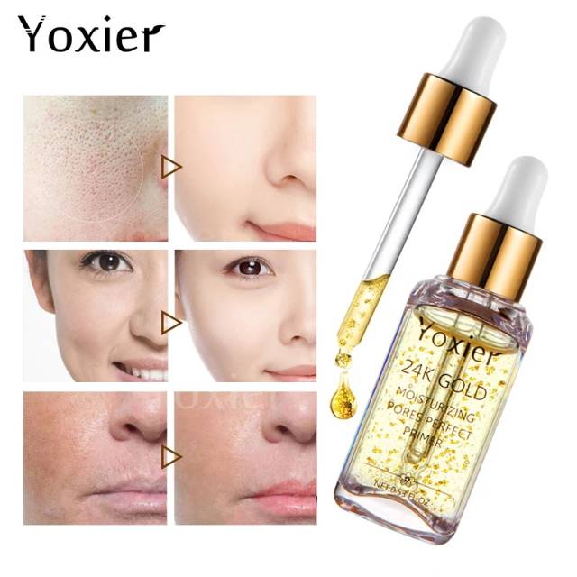 READY Yoxier Makeup Base Moisturizing Essence 24k Gold Oil Control Professional Matte Serum