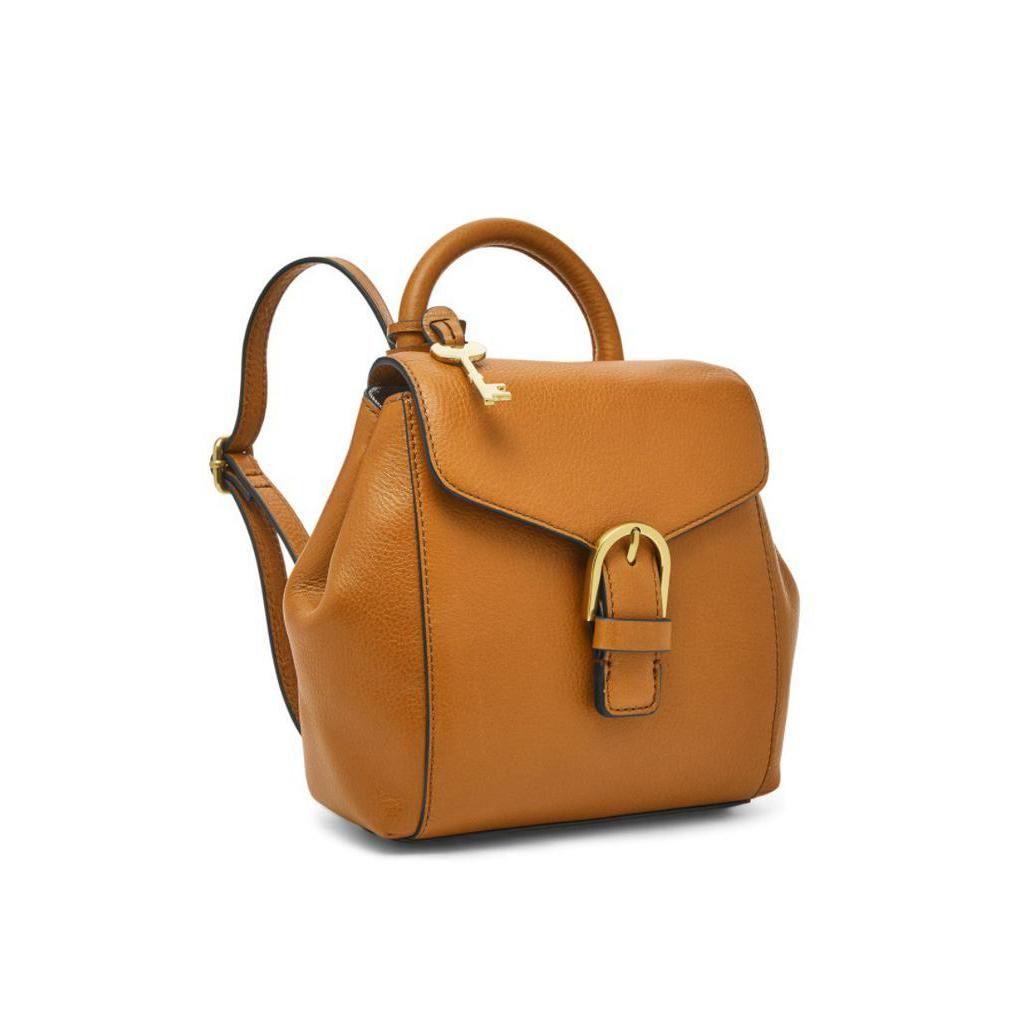 Fossil Liv Leather Mini Backpack Tan Tas Wanita ZB1352-231