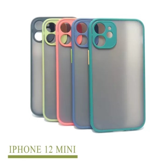 CASE MATTE IPHONE 12 MINI TRANSPARAN FUZE MACARON MY CHOICE - FA