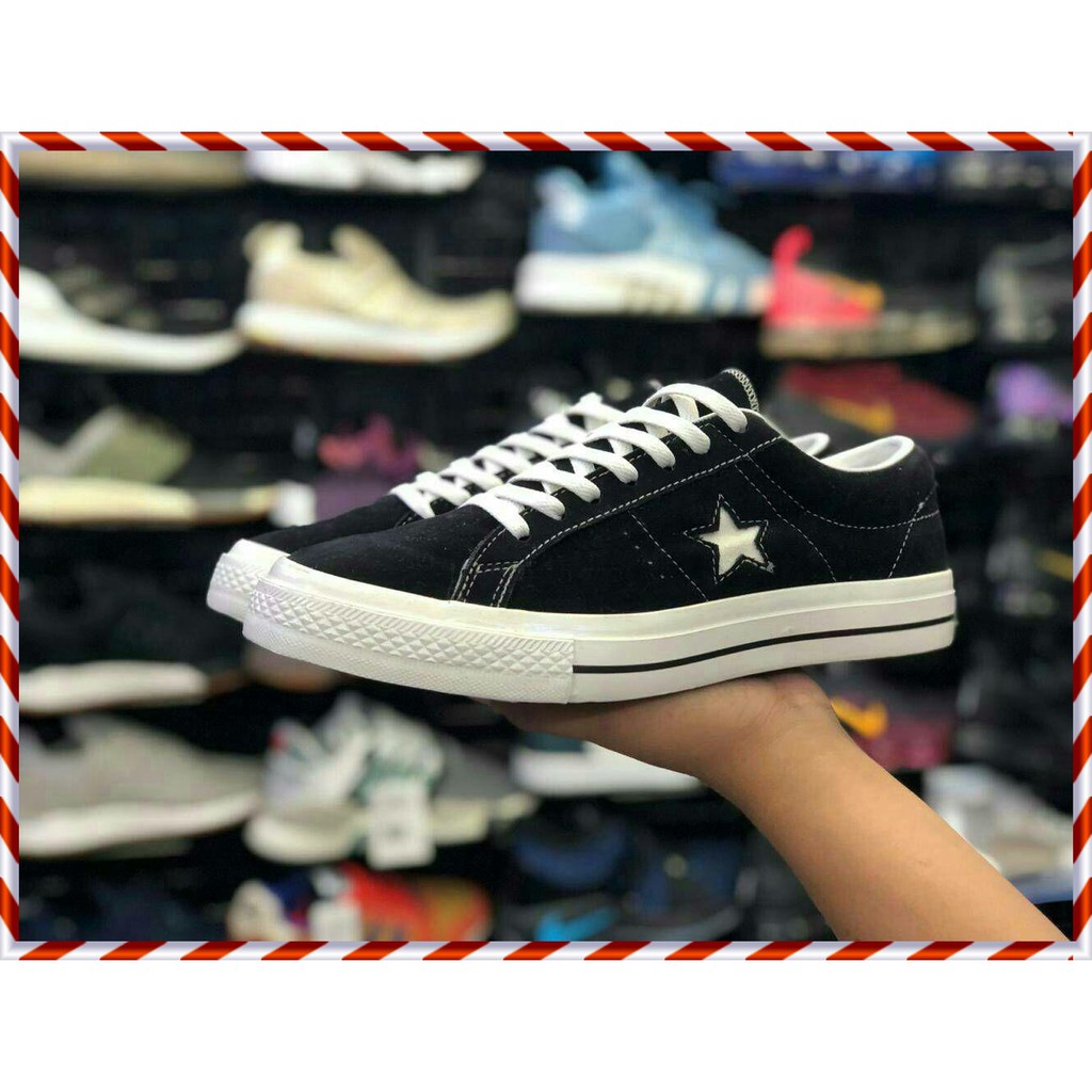  Sepatu Cowok Converse  One Star Black And White Made in 