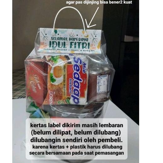 

DFQE plastik bingkisan lebaran ukuran 30 x 50 cm (1 pcs) Diskon Awal Tahun