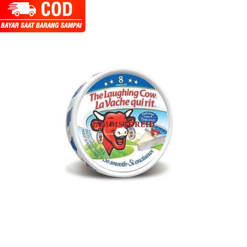 

(JAMBISTOREID) KHUSUS KOTA JAMBI JANGAN DIPESAN SEBELUM KONFIRMASI The Laughing Cow La Vache Qui Rit 133gram Cheese Spread Keju MPASI Bayi Aman Sehat Busui Bumil 8 Portions Pcs