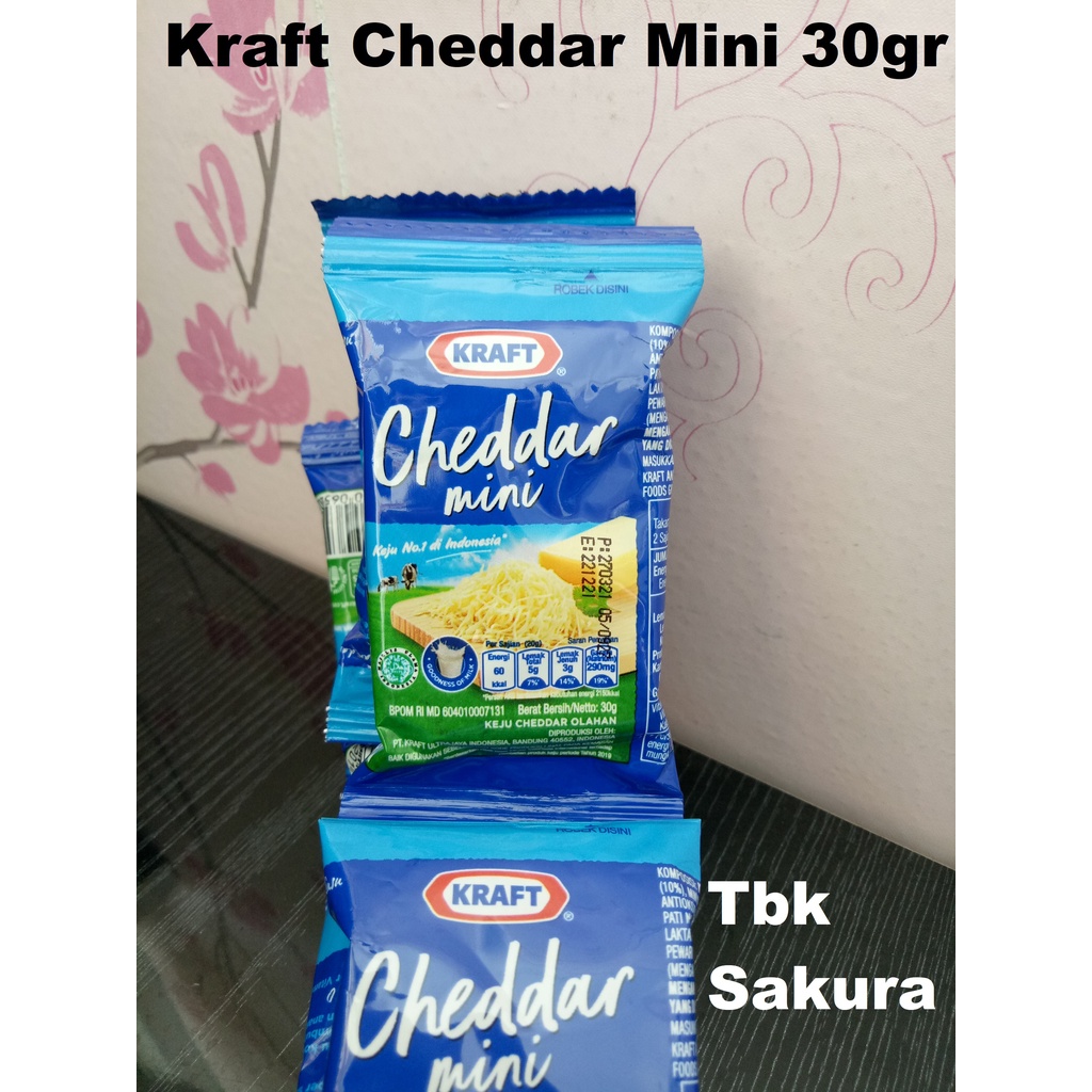 

Keju Kraft Cheddar MINI 30gr