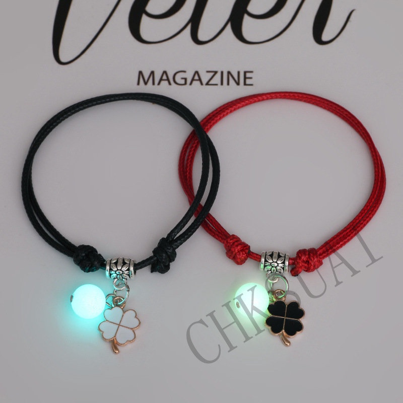 2pcs Gelang Luminous Untuk Pria Dan Wanita