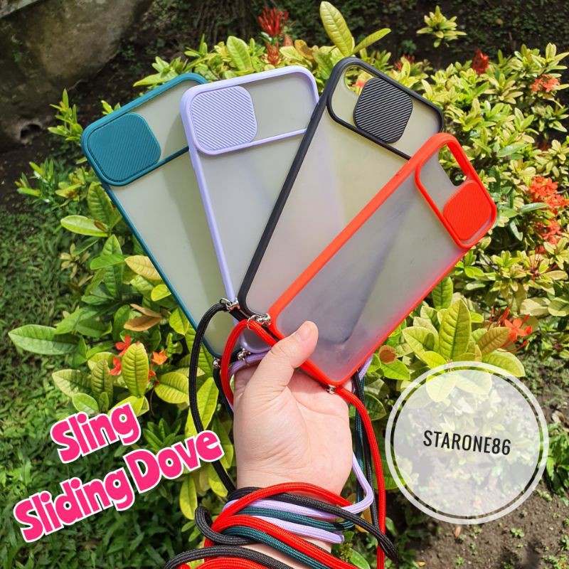 Case Fuze Infinix Hot 9  9 Play  10s  10 Play Smart 5/Hot 10 Lite Dove Sliding Camera + Tali