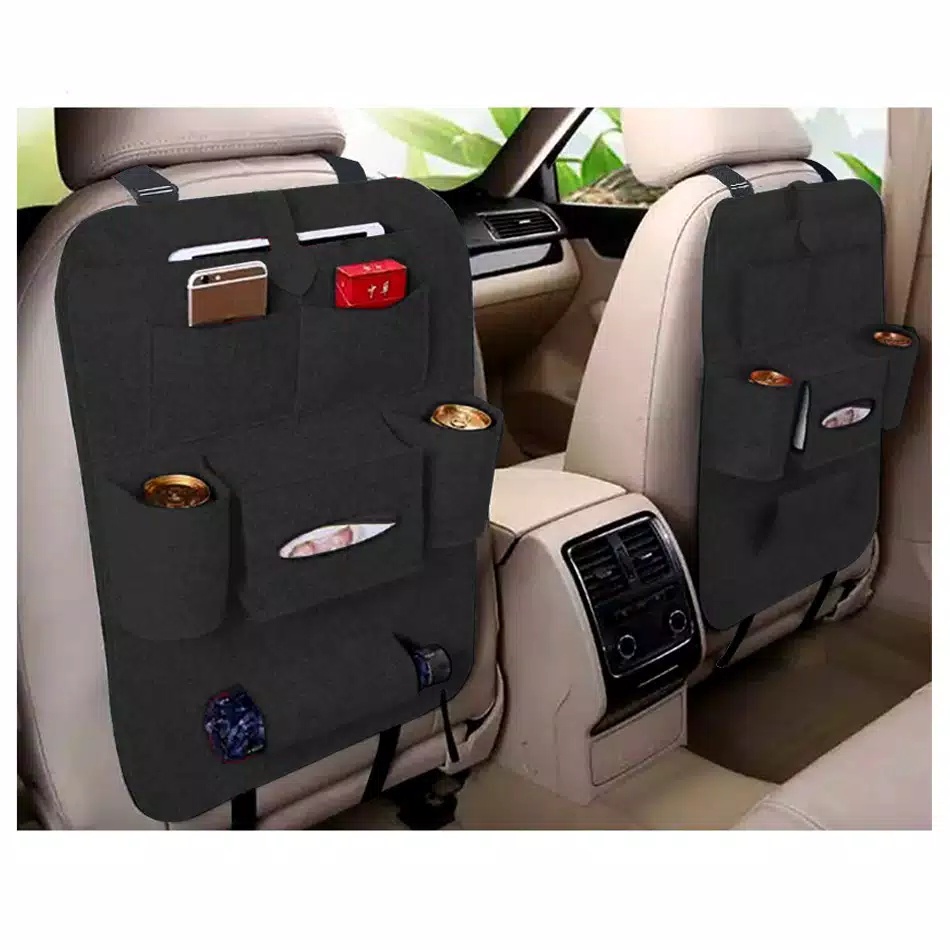 Multifunction Car Seat Organizer Tas Belakang Jok Mobil Tempat Tissue