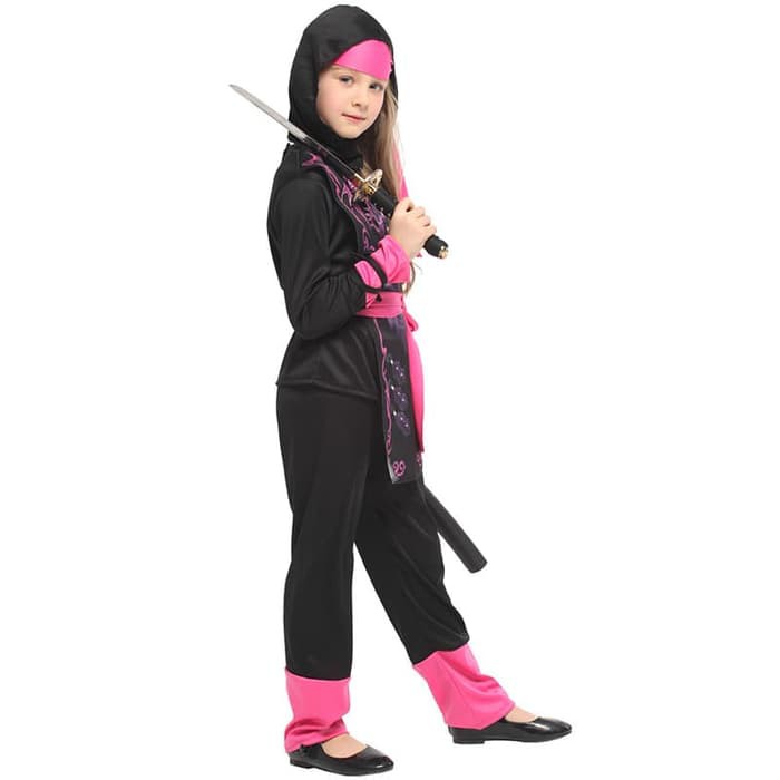 JAPAN NINJA girl costume cosplay haloween kostum anak ninja jepang