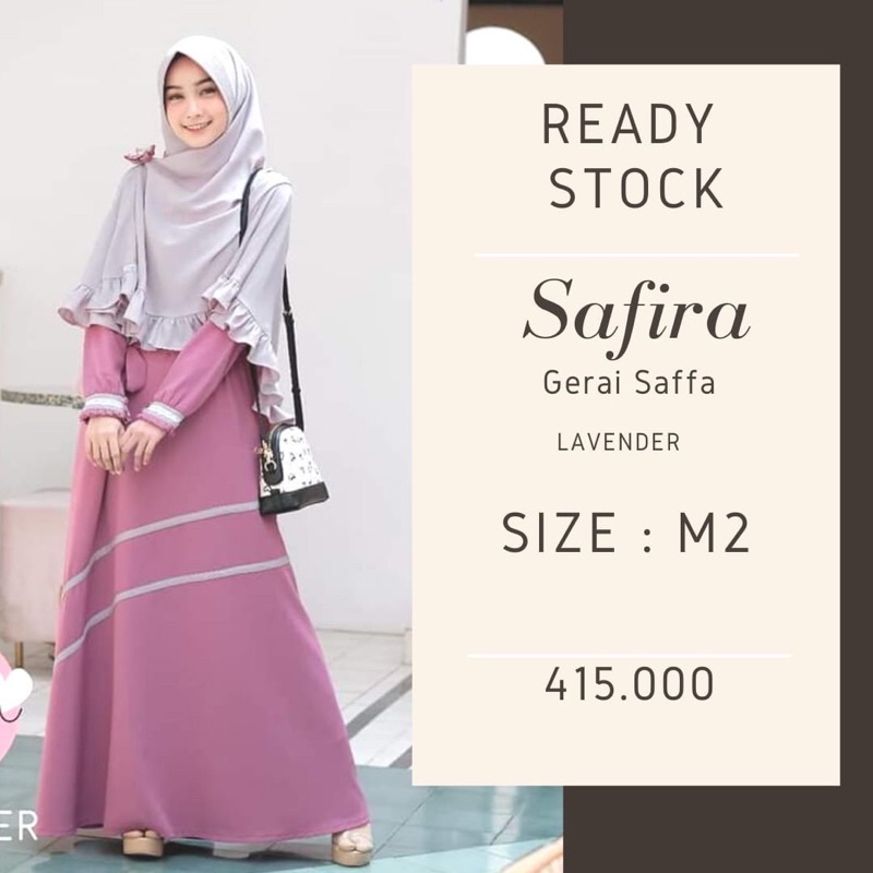 Gamis ONLY Safira ,Gamis Cantik,gamis Terbaru