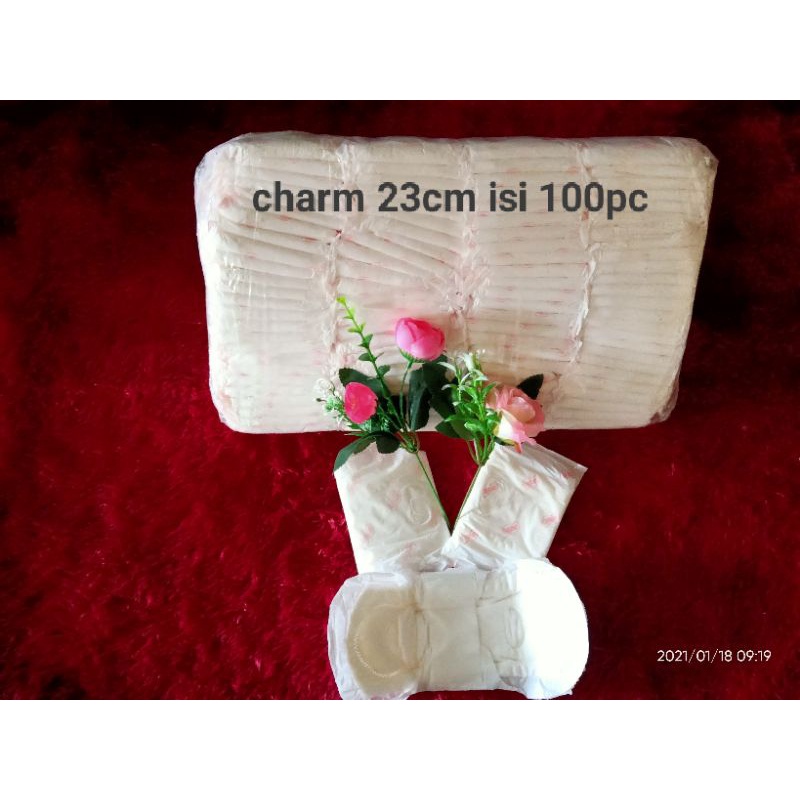 Pembalut Charm 23 cm isi 100 pcs / Charm bodyfit 23cm murah