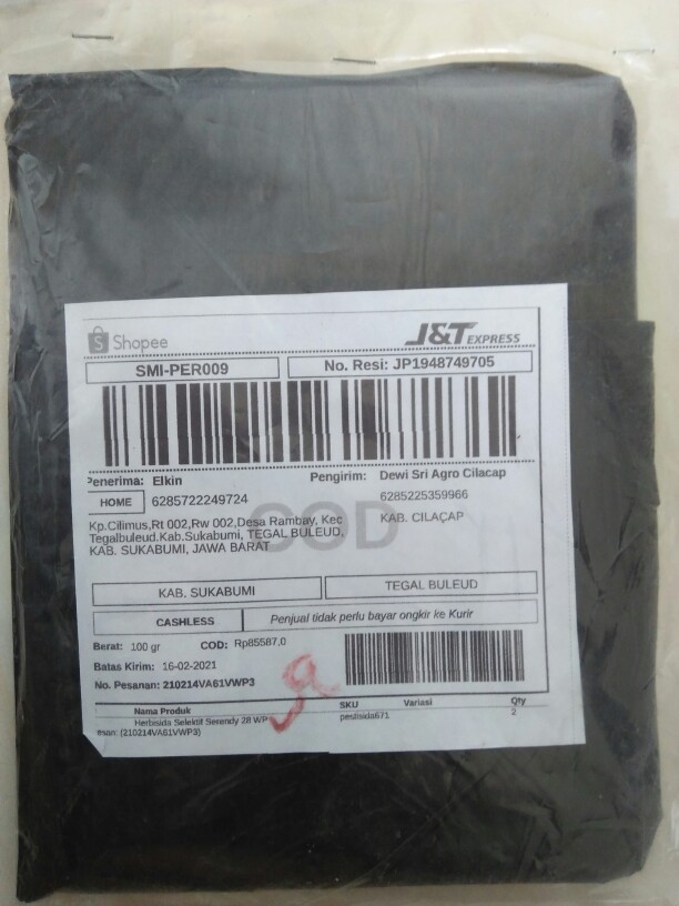 Herbisida Selektif Serendy  28 Wp