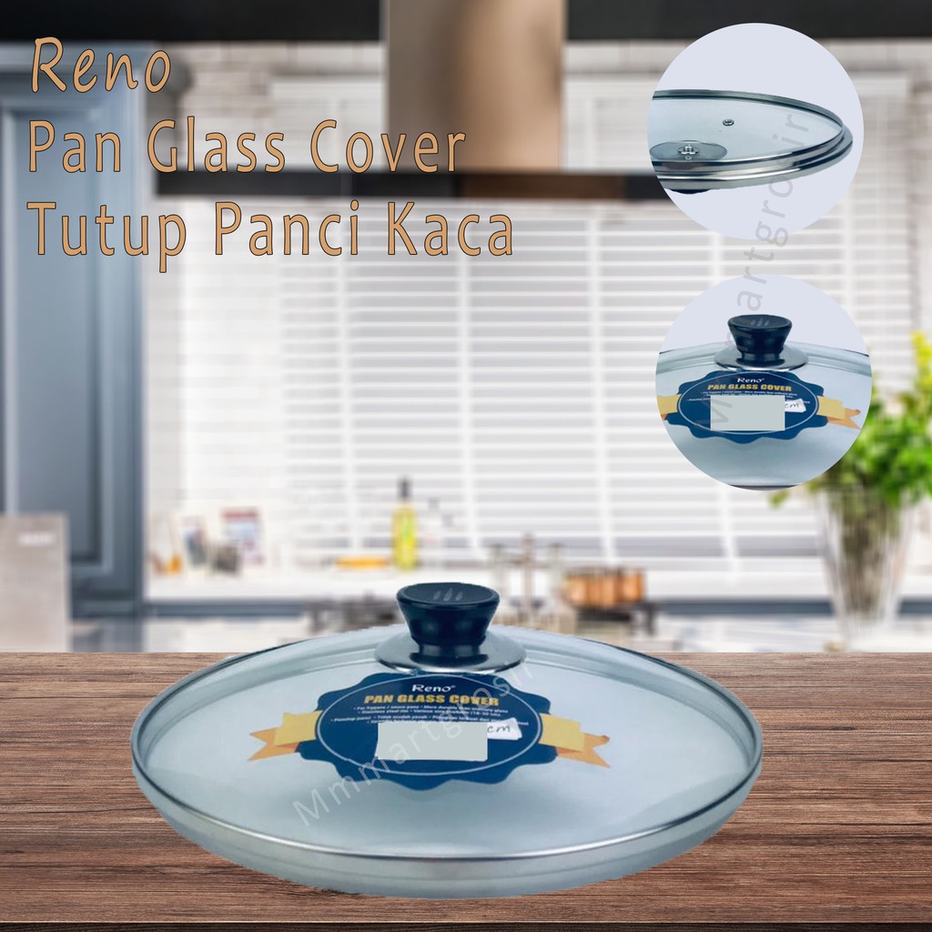 Reno / Pan Glass Cover / Tutup Panci Kaca / 26cm