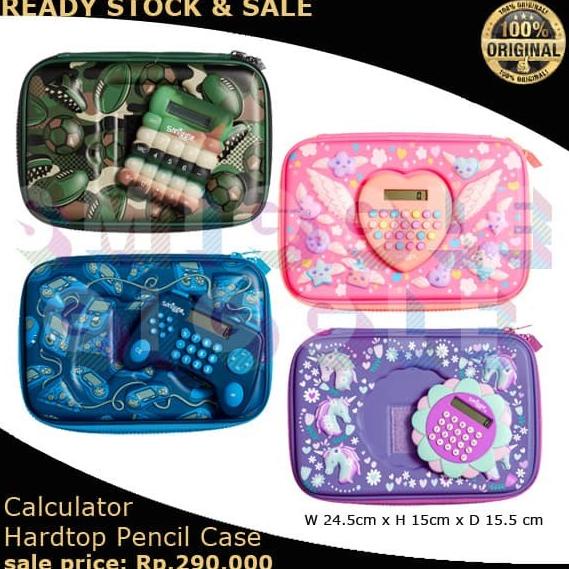 

[ORI] smiggle Calculator Hardtop Pencil case