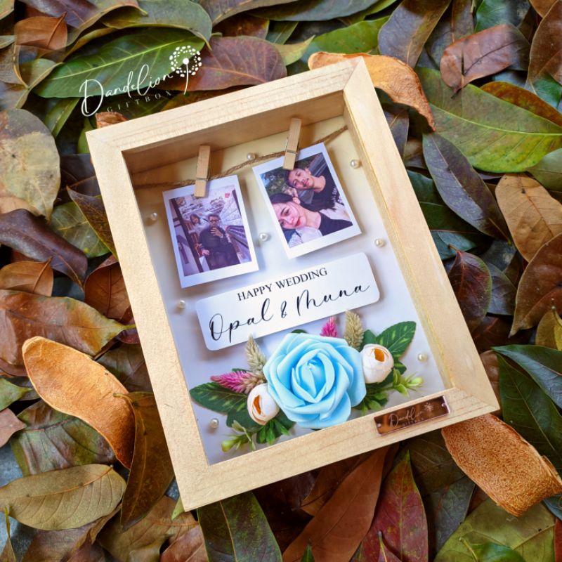 

BACA DESKRIPSI! GIFTBOX KADO FRAME 3D / KADO ULANGTAHUN UNIK / KADO WISUDA / FLOWERS IN FRAME