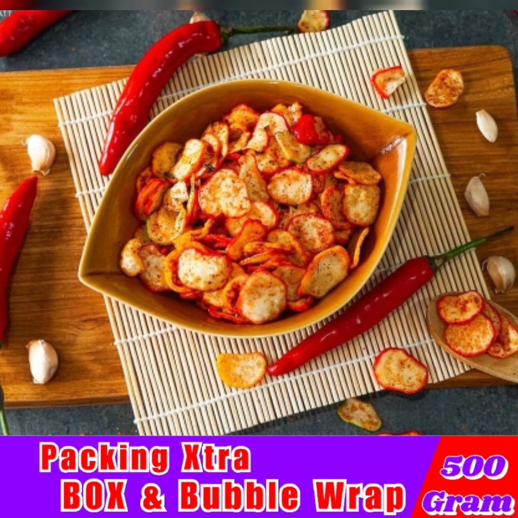 

(500gr) Kerupuk Seblak Ck Daun Jeruk / Seblak Kering - Hufaida Snack makanan ringan