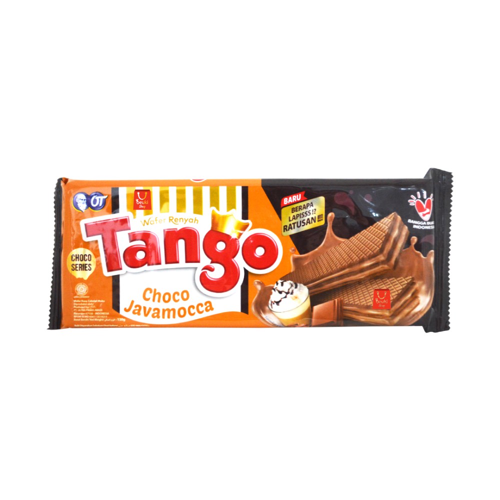 

Tango Choco Javamocca Wafer Renyah Isi Krim Coklat Moka Choco Series - 130gr