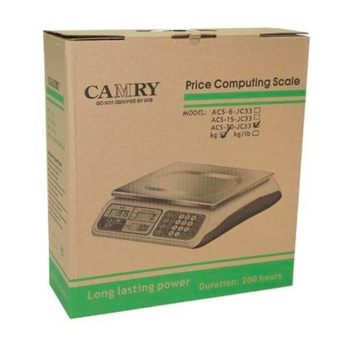 Timbangan Digital Harga Camry ACS-30-JC33 - Price Computing Scale