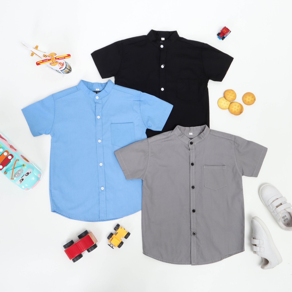 AMSPRO kemeja anak laki-laki / baju koko anak  / baju lebaran anak / fashion kids Koko Yoris