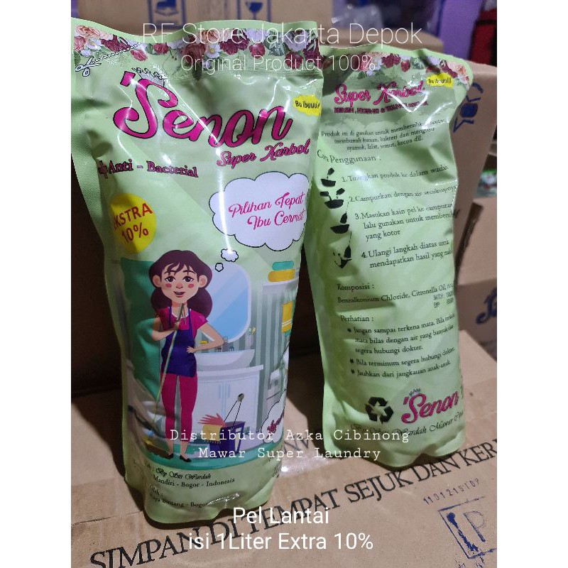 Mawar Super Laundry Senon Super Karbol Pel Lantai Lemon Grass