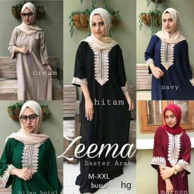 Gamis renda Zeema