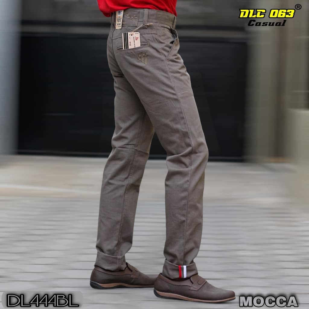 Celana Ori Kasual Kanvas Panjang Pria Original DLC063 - Celana Chino Selvedge Pria - Celana Cardinal