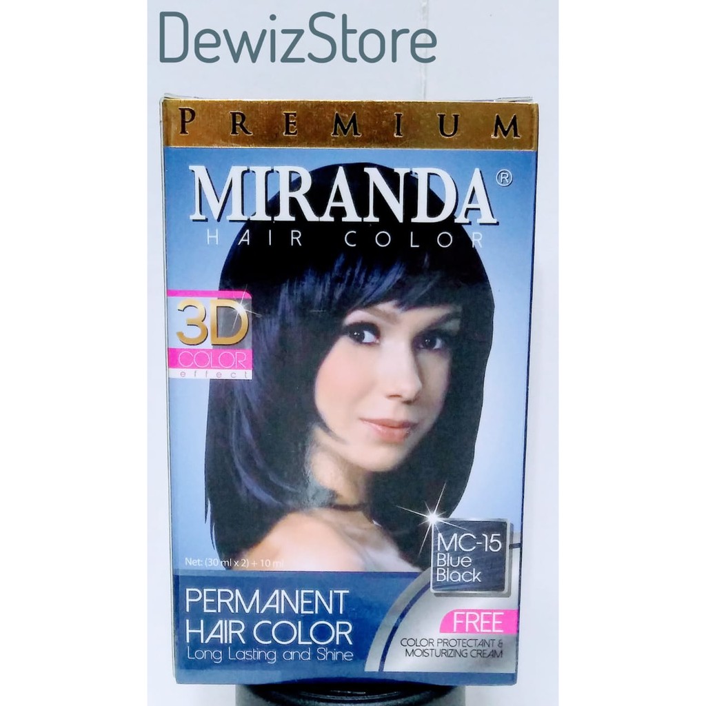 MIRANDA HAIR COLOR / PEWARNA RAMBUT MIRANDA (MC 15 - BLUE BLACK)