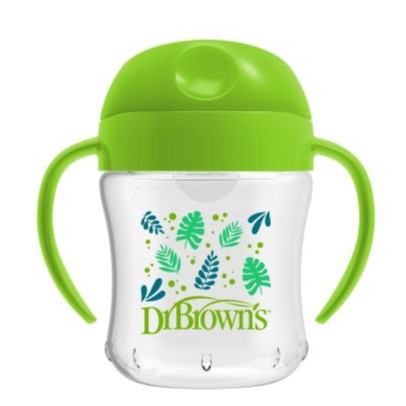 Dr. Brown's Soft-Spout Transition Cup Botol Minum Green Hijau 180ml