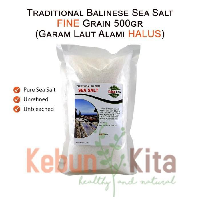 

Traditional Balinese Sea Salt 500gr ( Garam Laut Alami ) BERKUALITAS