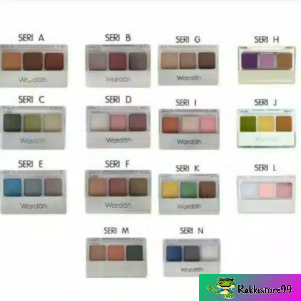 ❣️Rakkistore99❣️Wardah Eyeshadow seri A - N (100% Original)