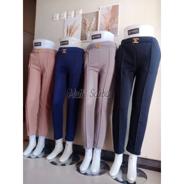 Scuba Belt Double Ring/celana wanita murah/doty pants