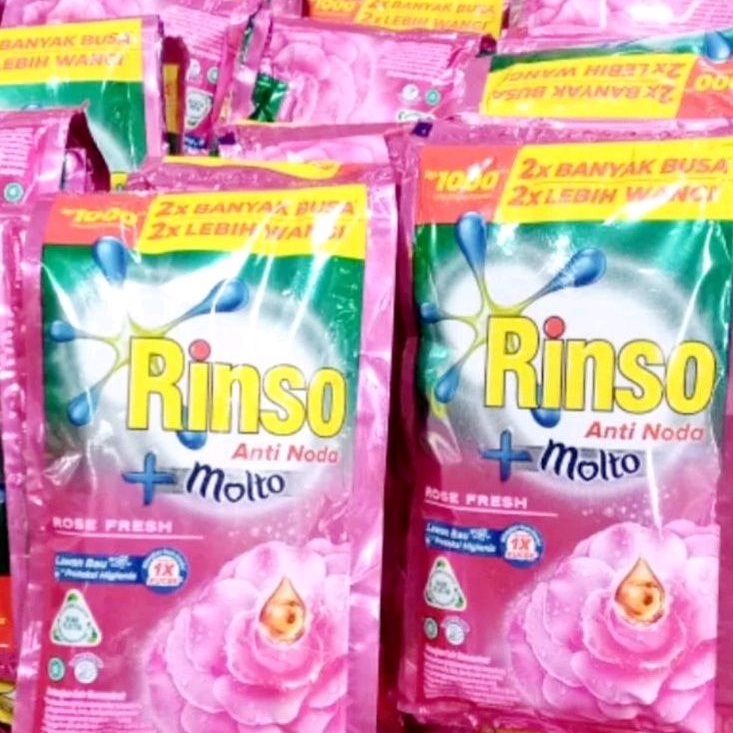 rinso cair sachet rencengan 12 sachet