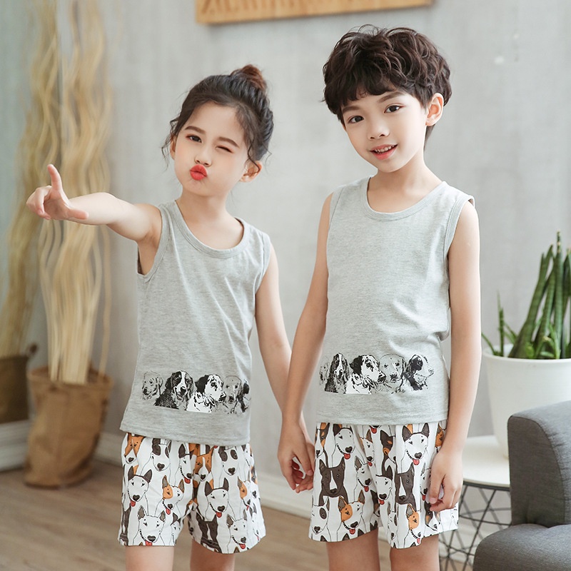 TASHAPPY PJ09191 tas Baju Set Anak Casual Unisex wanita import model korea supplier tas import