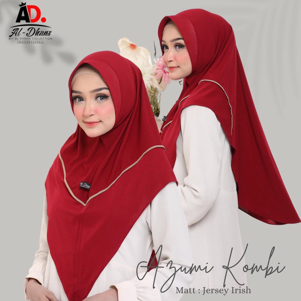 Jilbab Instan Azumi Kombinasi List By Al-Dhans