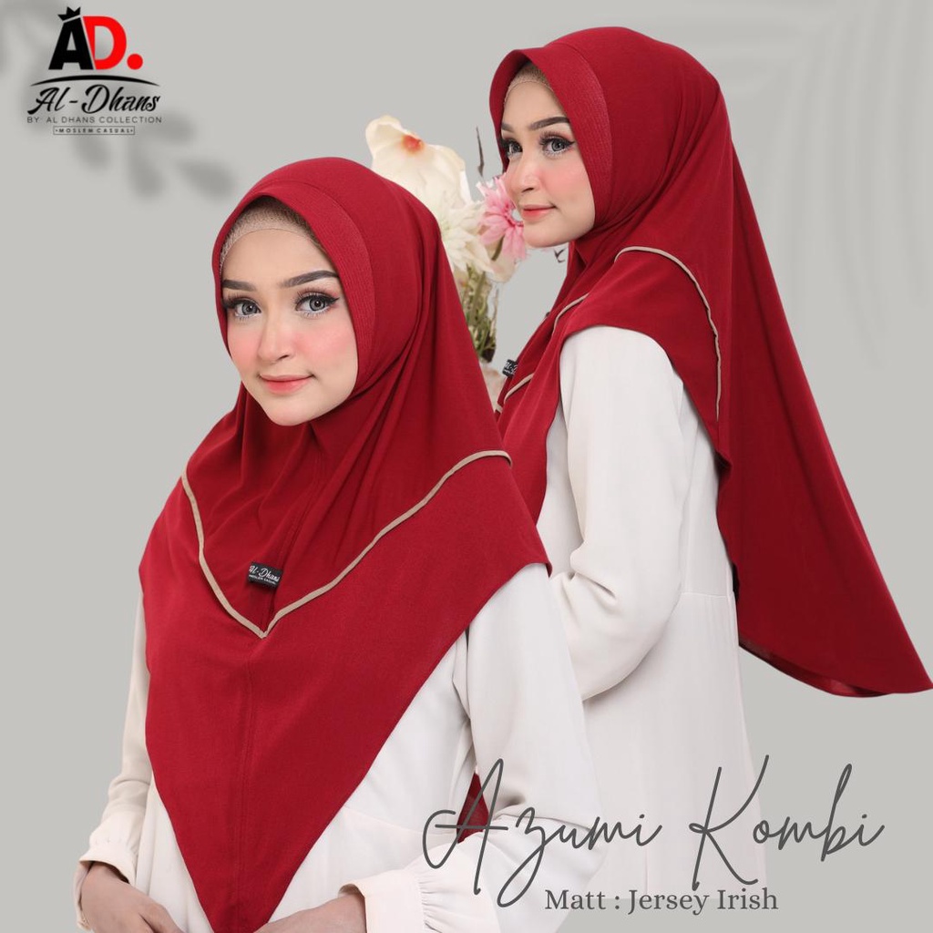 Jilbab Instan Azumi Kombinasi List By Al-Dhans