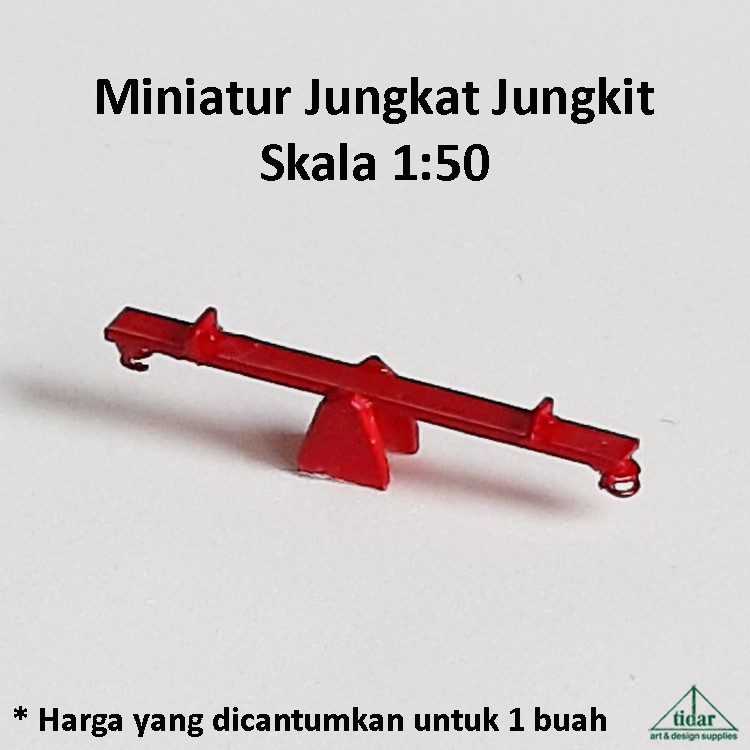 

[MR] Miniatur Maket Jungkat Jungkit / Playground / Taman Bermain Skala 1:50
