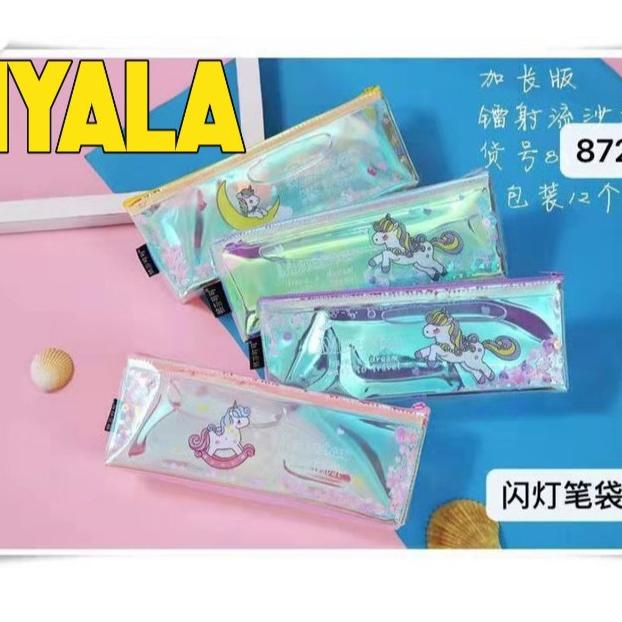 

Super Hemat PENCIL CASE ATK SEKOLAH KOTAK PENSIL ANAK HOLOGRAM AIR LAMPU NYALA MOTIF UNICORN 8721