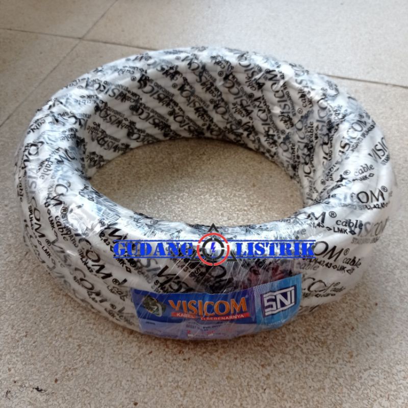 Kabel Listrik Standar PLN NYM 2x1.5 VISICOM 25 Meter