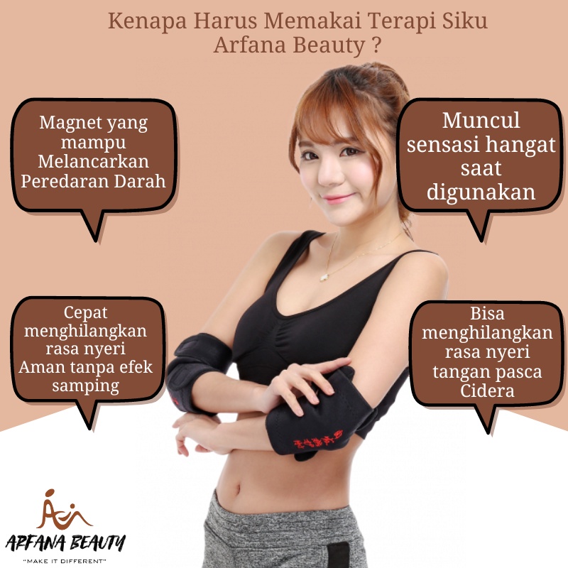 Sabuk Terapi Siku Lengan Tangan Magnetik Alat Pelindung Deker Siku Tangan Sakit Pemanas Penghilang Siku Nyeri Kesemutan Pegal Pegel Deker Tourmaline Turmalin Terapi Magnet Elbow Support Magnetic Sikut Mahnet Pria Wanita Dewasa Anak Premium Original