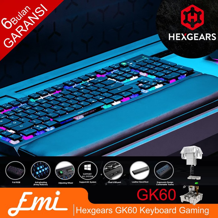 Hexgears GK60 Full RGB Mechanical Gaming Keyboard