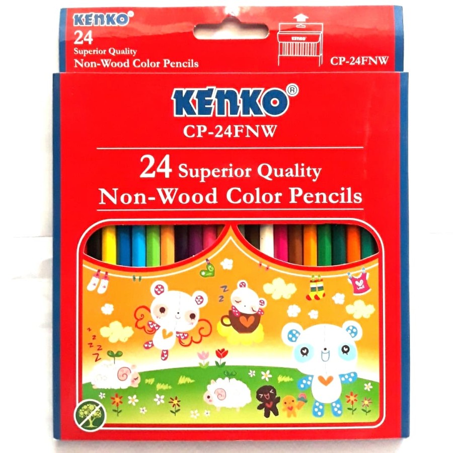 

Pensil Warna Kenko 24 Warna Superior Quality Non Wood