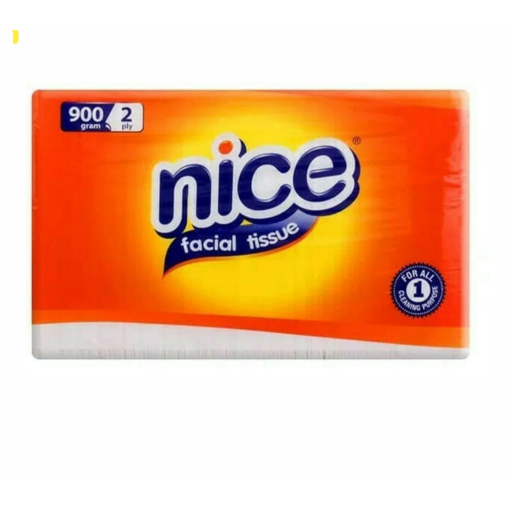 TISUE NICE ( FACIAL TISSUE ) JUMBO 900 GRAM 9 Ons 2PLY TISSUE NICE TERMURAH