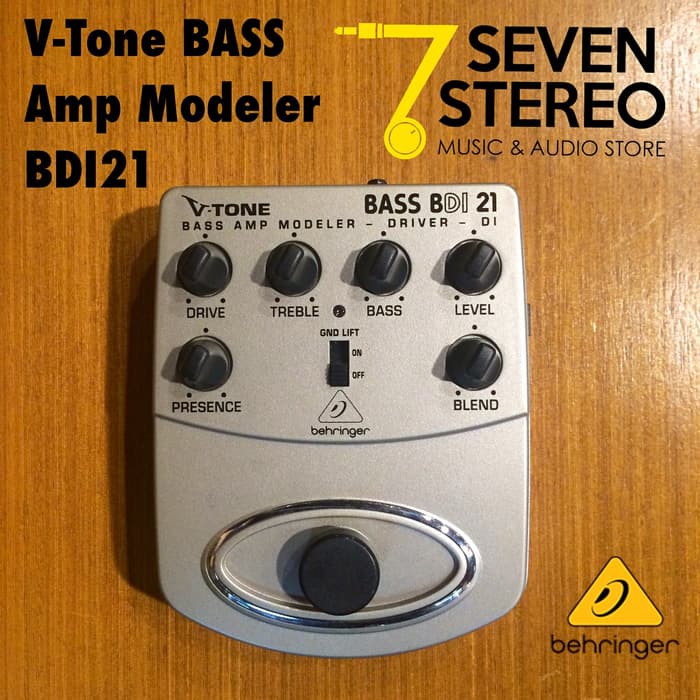 ALAT MUSIK  Behringer Bdi21 Bass Preamp Stompbox With Di Recording Out [ Bdi 21 ]