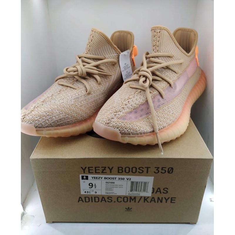 SEPATU ADIDAS YEEZY BOOST 350 V2 CLAY 100% PK GOD ORIGINAL BOOST BASF BNIB