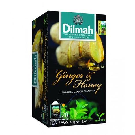 

Teh-Daun- Dilmah Tea Ginger & Honey - Teh Celup -Daun-Teh 800 Teh-Makanan-Minuman